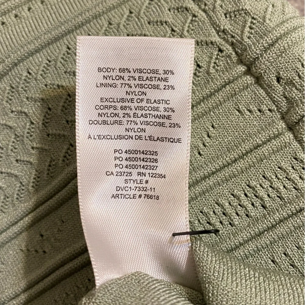 Babaton XS Green Bodycon Tube Skirt - Picture 8 of 8